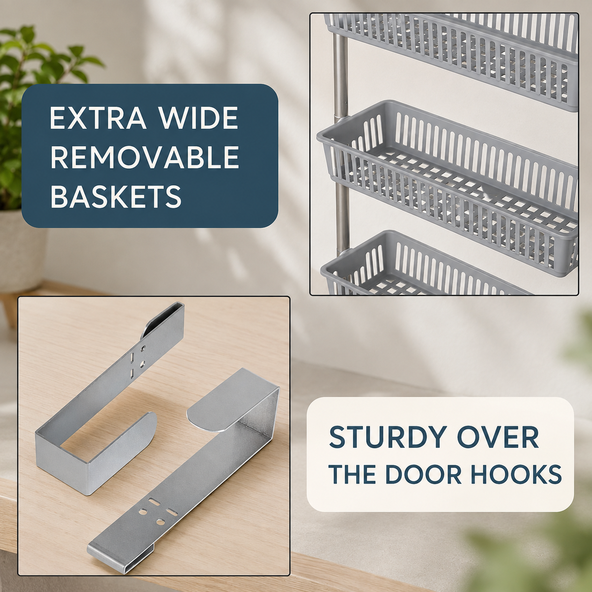 8-Tier Over-the-Door Pantry Organizer