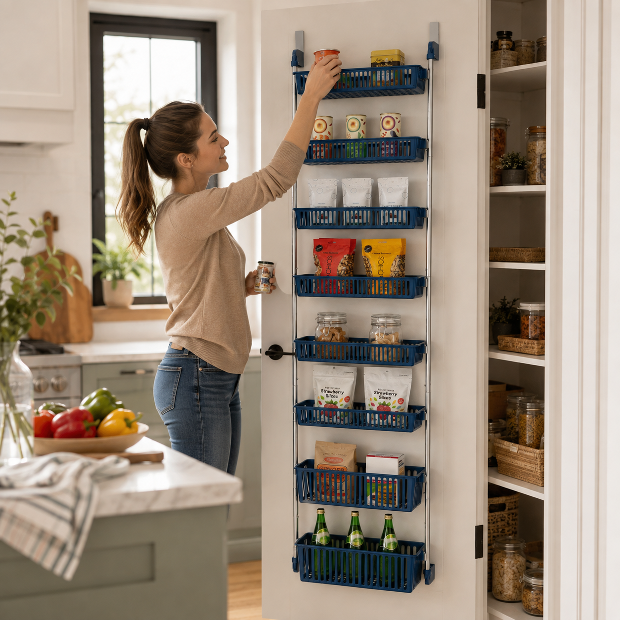8-Tier Hanging Pantry Organizer