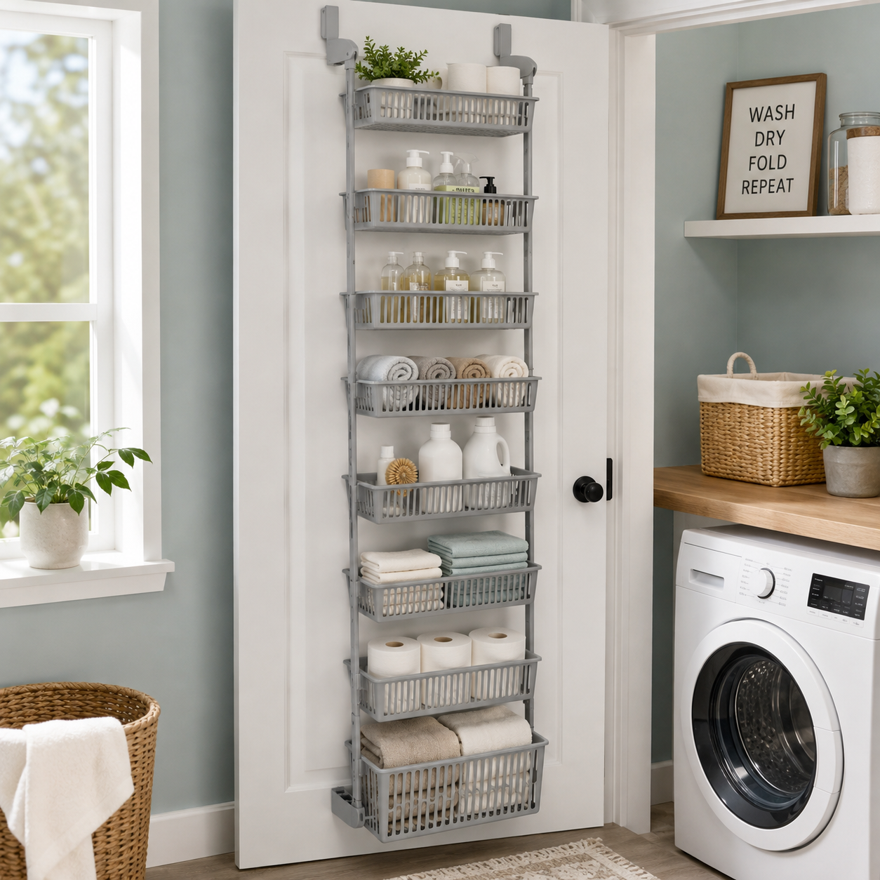 8-Tier Over-the-Door Pantry Organizer