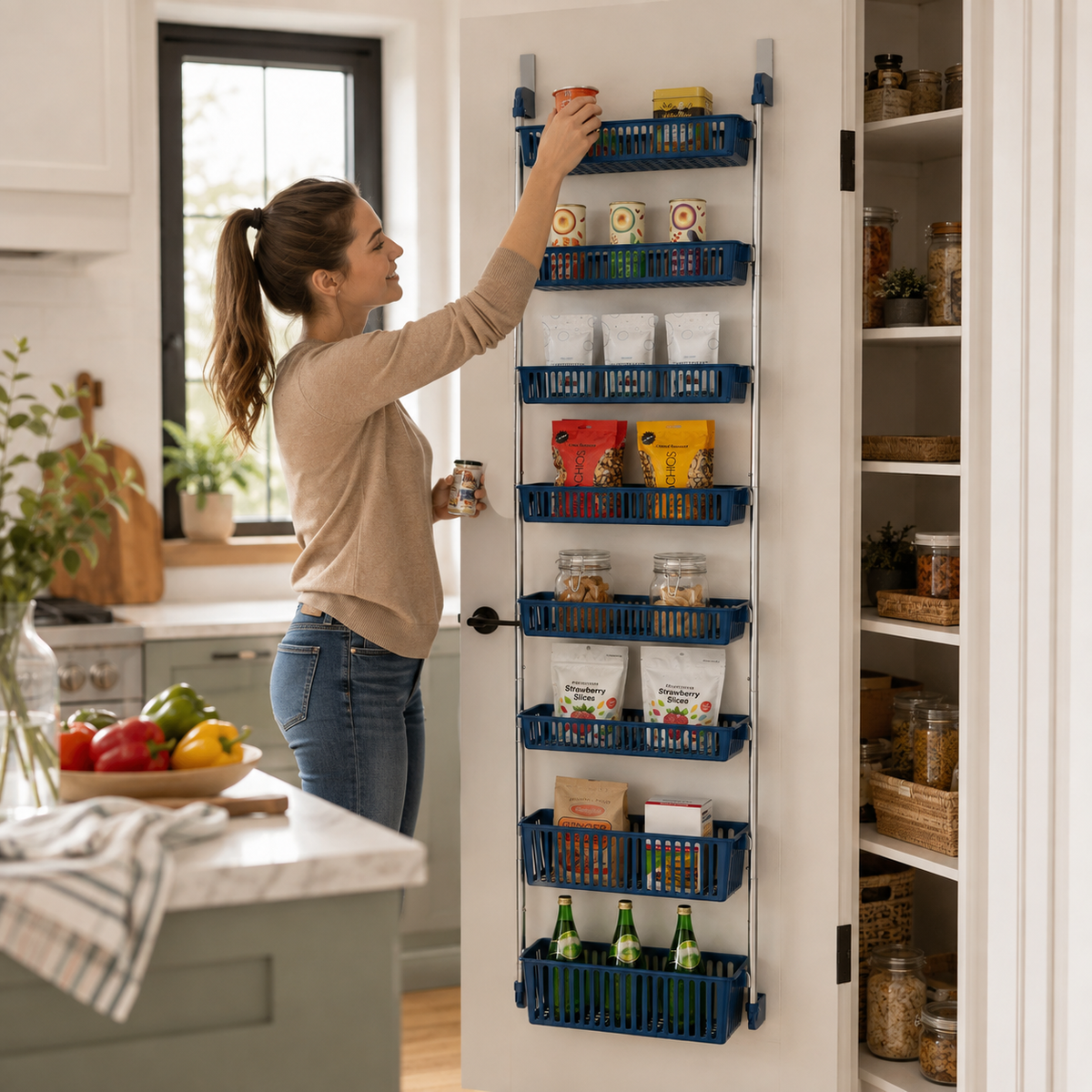 8-Tier Hanging Pantry Organizer