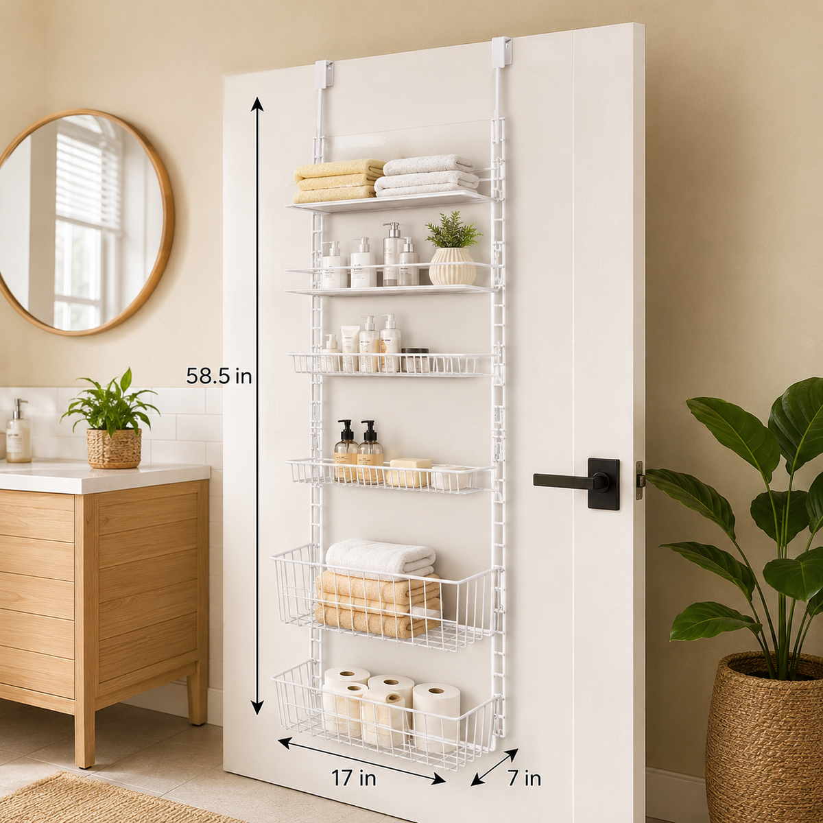 6-Tier Over-the-Door Organizer